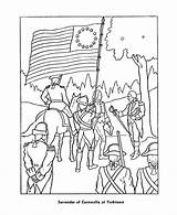 Coloring Pages War American Revolutionary Yorktown Civil Revolution Veterans Battle Kids Print Massacre Boston Printable Color History Sheets Paul Sketch sketch template