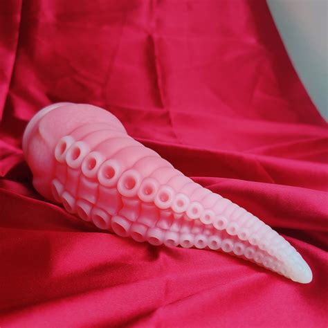 Pink Tentacle Dildo 8 Inches Fantasy Dildo Huge Dildo Suction Etsy
