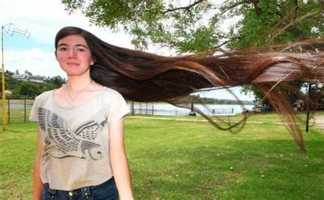 la chica con el pelo más largo del mundo el diario vasco