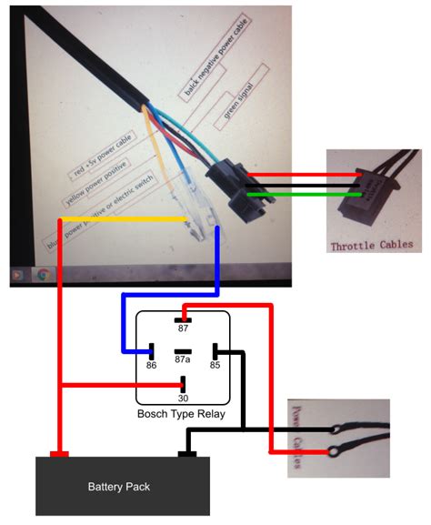 electric scoote throttle sensor diagram