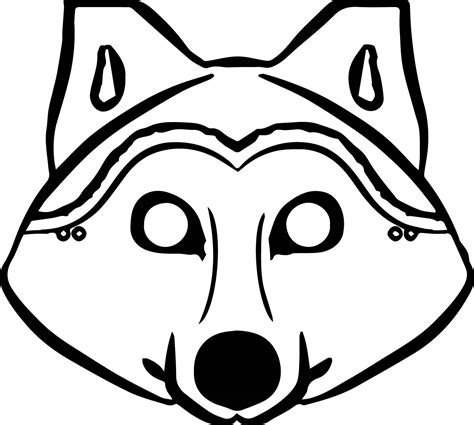 wolf head outline    clipartmag
