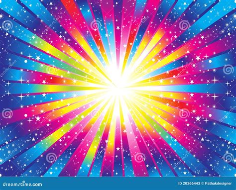 abstract colorful rainbow background stock  image