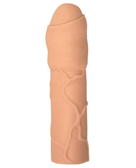 Natural Realskin Uncircumcised Xtender Vibrating Beige On