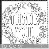 Thank Coloring Printable Pages Card Color Pdf Adults Sheets Sheet Book Adult Cards Colouring Instant Veterans Kids Sentiment Grown Ups sketch template