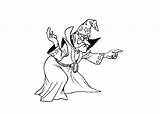 Coloring Pages Wizard Evil Wizards sketch template