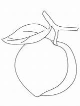 Frutas Malvorlagen Obst Buahan Pêssego Peaches Pfirsich Mewarna Kertas Onlinecoloringpages Kidipage sketch template