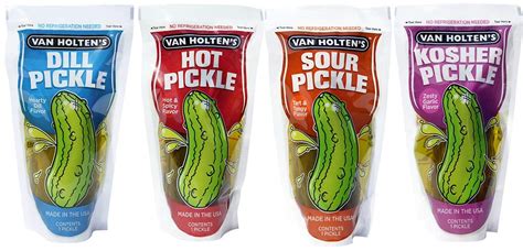 amazoncom van holtens pickle   pouch variety pack  pickles