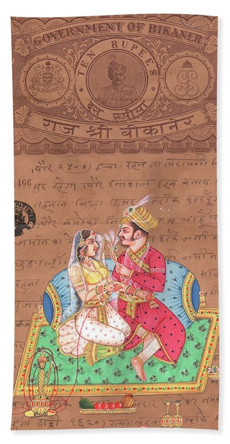 Mughal King Art Of Love Kamsutra Indian Miniature