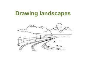 graders landscape practice art lessons middle school art
