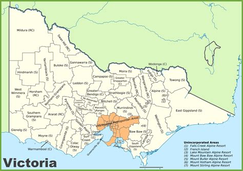victorian regions map
