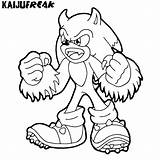 Sonic Coloring Hedgehog Pages Printable Monster Echidna Games Characters Color Baby Print Knuckles Kids Coloriage Cute Drawing Cartoon Getcolorings Sheet sketch template