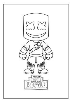 unleash  creativity   chibi fortnite coloring pages
