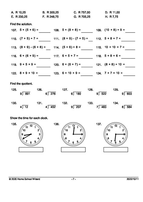 grade  mathematics term  revision paper  qa teacha