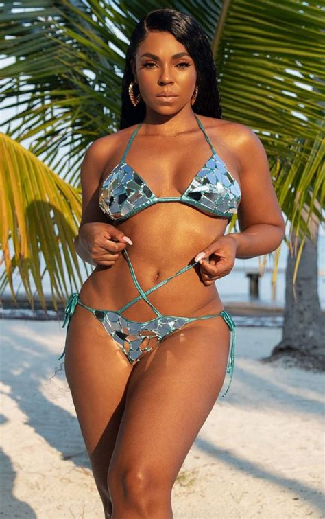 Ashanti X Pretty Little Thing Swimwear Collection Is Hot