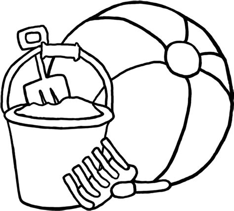 beach ball coloring page