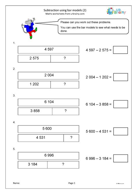 addition  subtraction worksheets grade