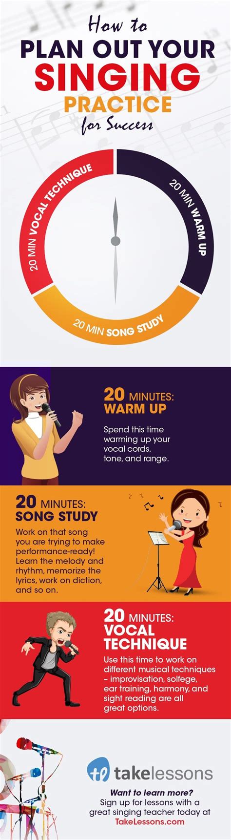 How The Best Singers Structure Their Singing Practice [infographic