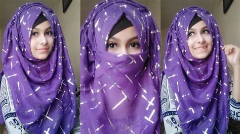 easy hijab  niqab tutorial  students noshin nower