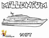 Coloring Pages Yacht Ship Boats Yachts Mega Boat Colouring Cool sketch template