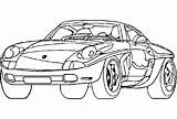 Coloring Car Race Pages Cars Cool Clipart Line Library Clip sketch template