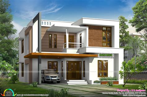 sq ft modern  bedroom house kerala home design  floor plans  dream houses