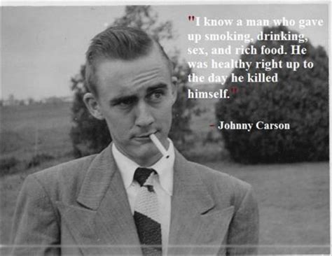 i know a man who gave up smoking drinking sex and rich food picture quotes