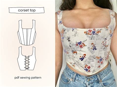 printable corset top pattern printable form templates  letter