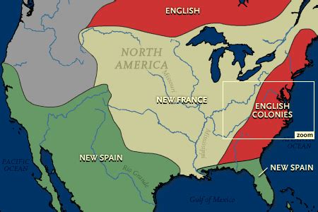 colonial america map colonial america
