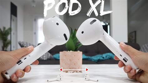 giant airpods worlds biggest airpods style bluetooth speaker  steroids youtube