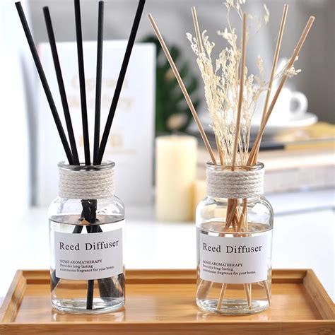 reed oil diffusers  natural sticks  glass bottle   ml