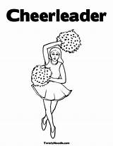 Coloring Cheerleader Majorette Anime sketch template