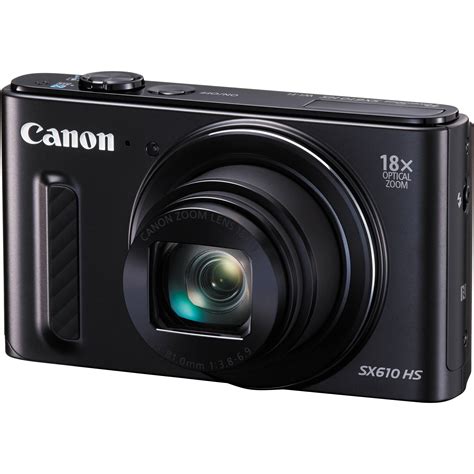 canon powershot sx hs digital camera black  bh