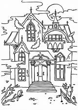 Mansion Coloring Haunted Pages Disney House Getcolorings Getdrawings Printable Sheets Color Cartoon Print Colorings sketch template