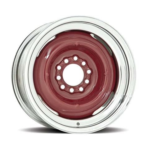 Hot Rod 15 Series Gennie Wheel With Chrome Outer Bare Metal Center