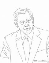 Bush Coloring George President Pages Getcolorings Designlooter 48kb sketch template