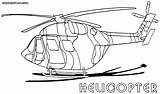 Helicopter Coloring Pages Military Sheet sketch template