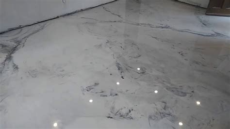 florring art metallic marble epoxy flooring youtube