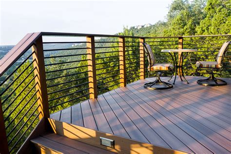 cat mountain view composite deck traditional deck austin