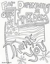Coloring Memorial Pages Thank Veterans Freedom Service Printable Happy Doodle Dollar Sheets Bill Preschoolers Activities Alley Flag Color Clip Kids sketch template