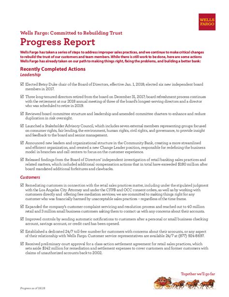 progress report  examples format  examples