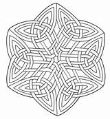 Celtic Coloring Pages Mandala Mandalas Knotwork Designs Printable Simple Geometric Patterns Kids Color Aesthetic Adult Supercoloring Knots Pattern Adults Knot sketch template