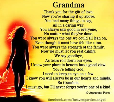 poems  remembering grandma heavens garden remembering grandma
