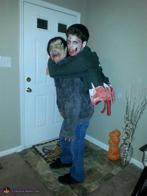 Zombie Carrying Split In Half Zombie Illusion Halloween