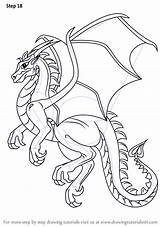 Dragon Drawing Draw Step Dragons Sketch Drawings Line Tutorial Outline Simple Learn Tutorials Drawingtutorials101 Easy Sketches Beginners Cute Make Flying sketch template