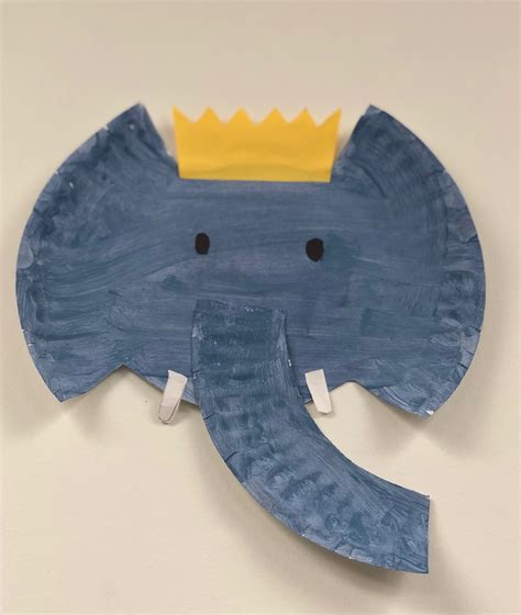 paper plate babar  elephant preschool elephant crafts elephant