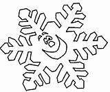Snowflake Coloring Pages Kids Snowflakes Drawing Printable Cartoon Colouring Clipart Print Color Cute Preschoolers Template Snow Sheet Simple Az Getdrawings sketch template
