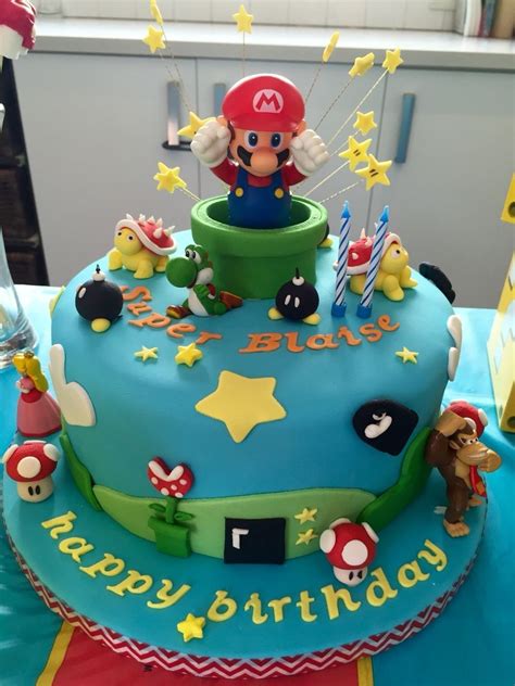 brilliant photo  mario bros birthday cake tortas de mario bros