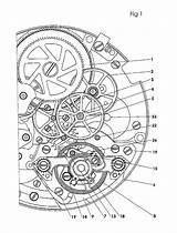 Drawing Mechanical Engineering Engineer Technical Clock Drawings Pdf Patent Symbols Clipart Patents Google Sketch Movement Cliparts Sketches Steampunk Coloring Example sketch template