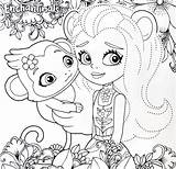 Enchantimals Monkey Merit Youloveit Xcolorings Gratuit 1000px 402k sketch template