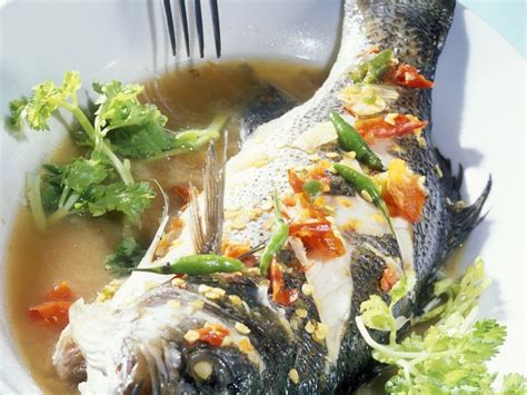 Steamed Sea Bass Recipe Eatsmarter